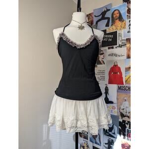 Vintage Ruffle Grunge Tank